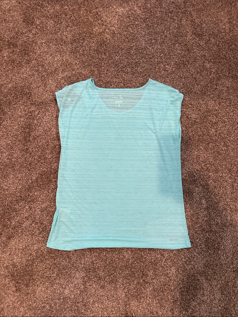 Nike Light Blue Short Sleeve Dri-FIT Tee - Picture 3 of 4